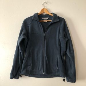 Columbia Gray Fleece Size M